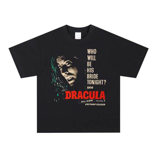 Dracula T恤 Prince of Darkness 德古拉汉默电影休闲短袖T-Shirt
