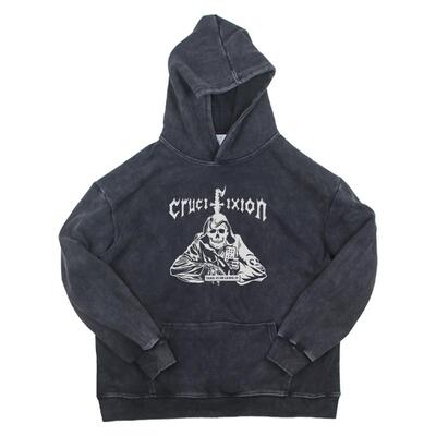 美式复古摩托车字母印花卫衣