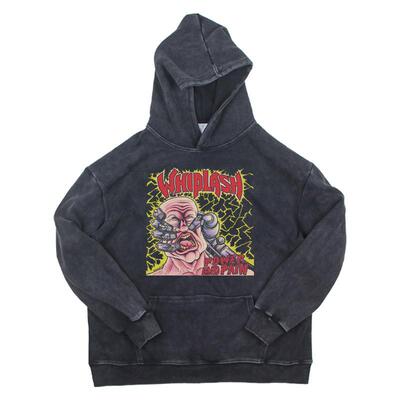 Whiplash重磅复古纯棉卫衣连帽