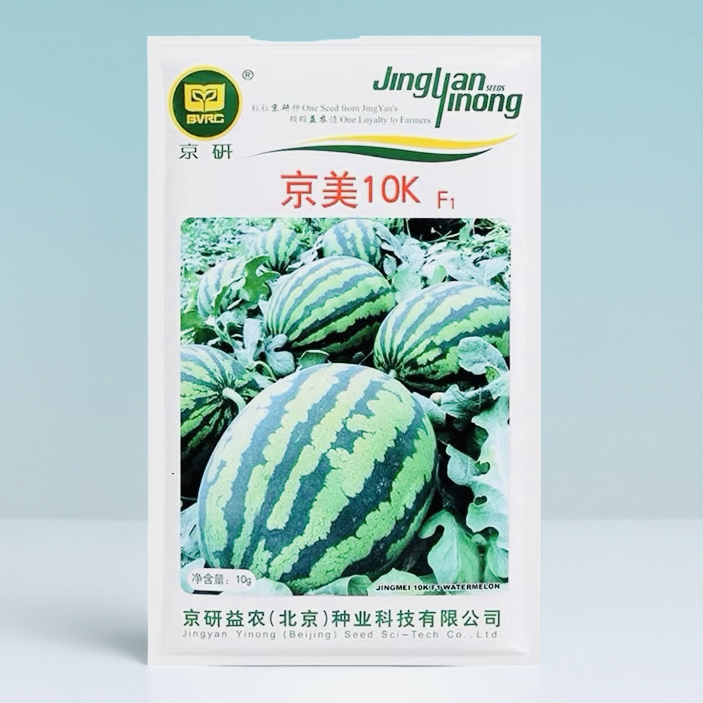 京美10k农科院西瓜种子大果甜王西瓜种露地高产抗病西瓜种子10g
