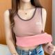 背心女加绒冬季 打底一体绒保暖内衣 上衣大码 2025新款 吊带内搭韩版