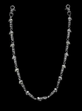 emostanceclub 25FW BROKEN SKULL 17 LINK CHAIN