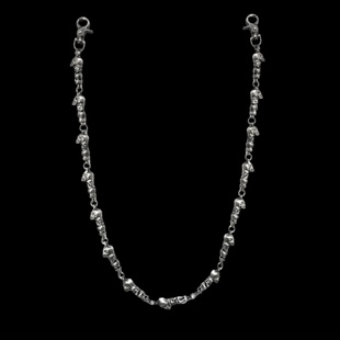 emostanceclub 25FW BROKEN SKULL 17 LINK CHAIN