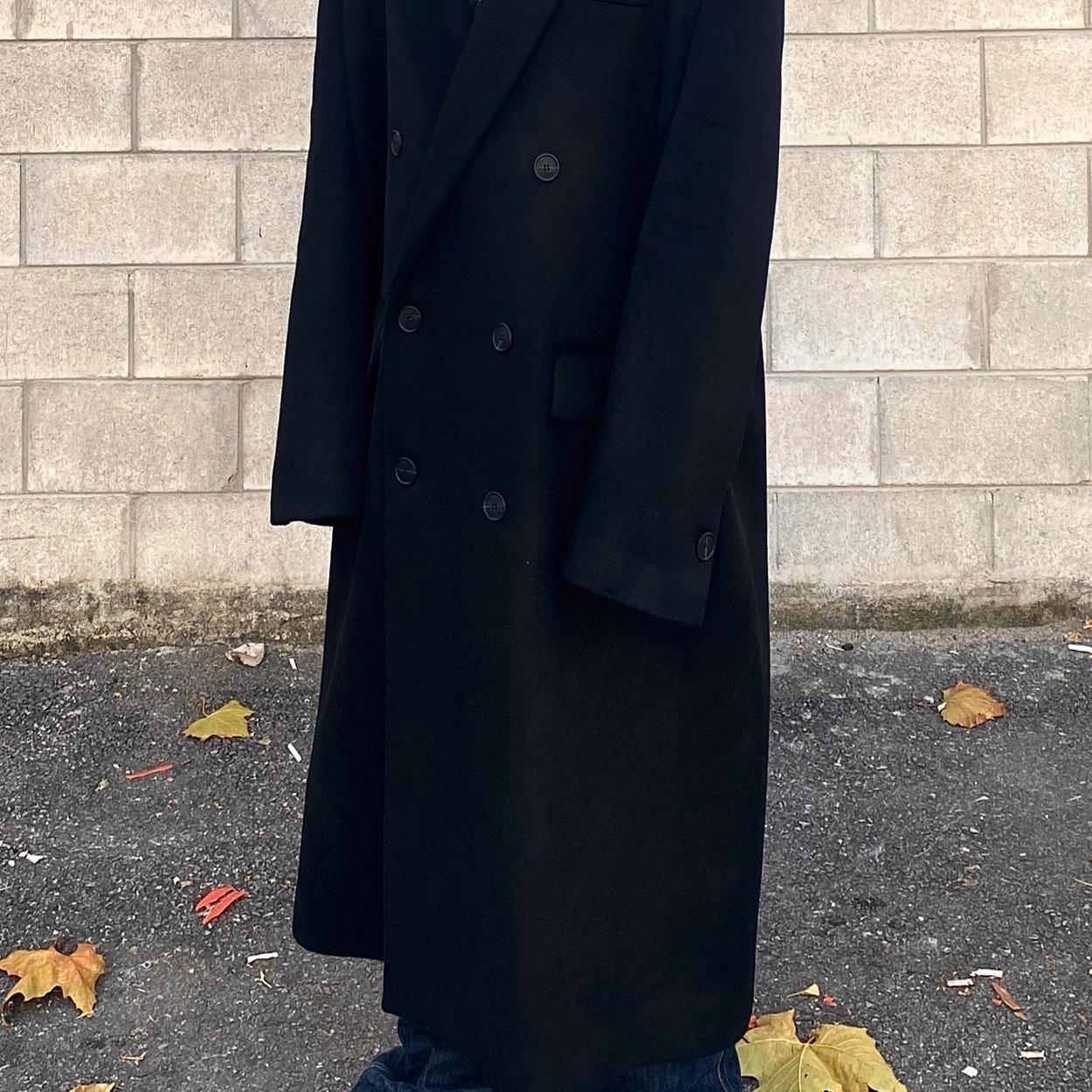 Undermycar24FW廓形羊毛大衣