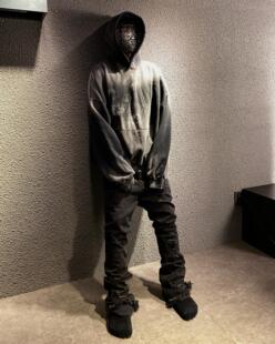 Undermycar 23FW P.O.A TIME OF DEATH OVERSIZED HOODIE