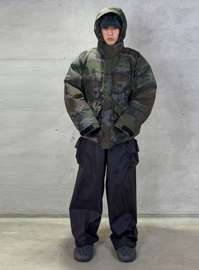 DINGYUNZHANG 25FW 迷彩派克大衣