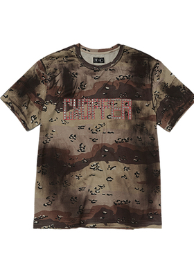 鹿晗同款 Thug Club 25SS Camoflage Chopper T-Shirt