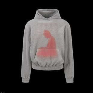 emostanceclub 25FW FRENCH TERRY BUDDHA HOODIE