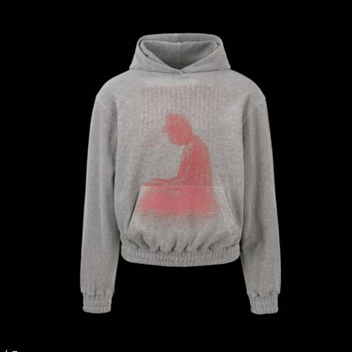 emostanceclub 25FW FRENCH TERRY BUDDHA HOODIE