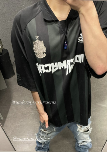 Undermycar印花logo韩国vibeT恤
