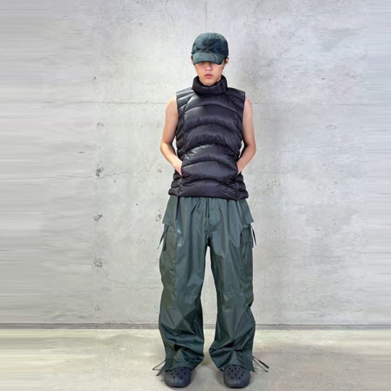 DINGYUNZHANG 25FW 迷彩绿滑雪裤