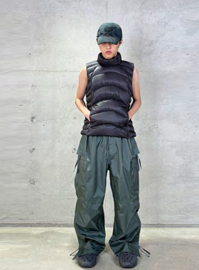 DINGYUNZHANG 25FW 迷彩绿滑雪裤