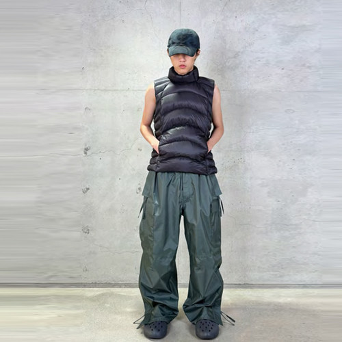 DINGYUNZHANG 25FW 迷彩绿滑雪裤