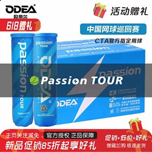 Odea欧帝尔Passion网球蓝罐4粒装