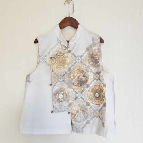 实体裁缝店来图来料定制真丝马甲