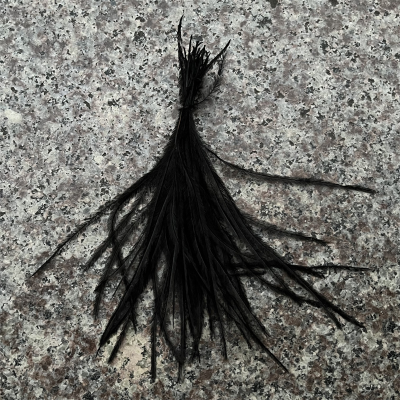 鸵鸟羽毛毛丝路亚飞蝇钩绑钩材料