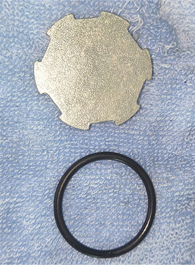 适配三菱4G63S4T 4K21 4K22发动机机油泵堵盖塞盖平衡轴塞盖胶圈