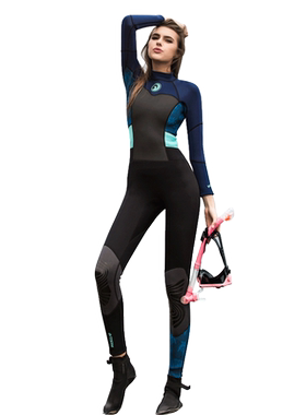 1.潜水服女防晒保守连体泳衣