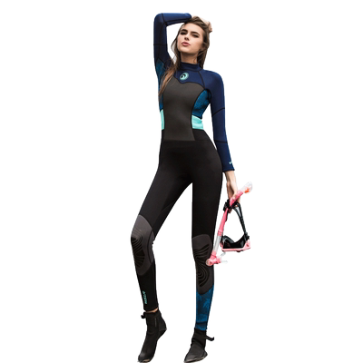 1.潜水服女防晒保守连体泳衣