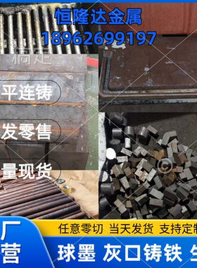 QT450-10/FCD45/QT400/HT200/HT100灰铸铁棒球墨铸铁板零切精光板