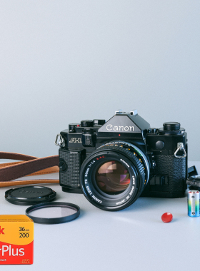 佳能胶片相机佳能ae1胶卷套机单反手动复古胶片机ae1p友趣相机a-1