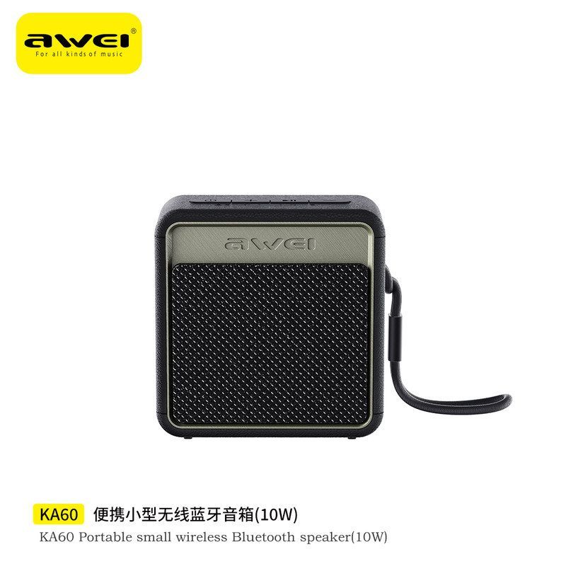 Awei便携防水蓝牙音箱户外重低音无线数据传输免提通话家用音响