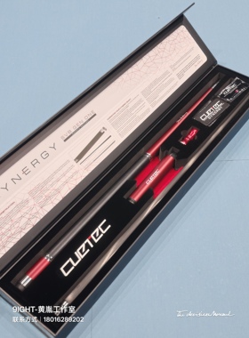 丘泰克范伯宁套装碳纤维黑科技台球杆cuetec前节九球杆大头球坦克