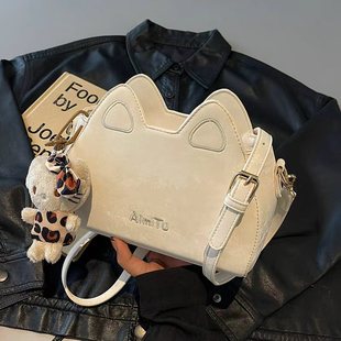 艾米兔女包2025新款 百搭洋气简约质感通勤单肩斜挎包 潮流时尚