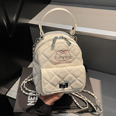 艾米兔女包2026新款可爱洋气时尚潮流日常百搭小众通勤双肩包