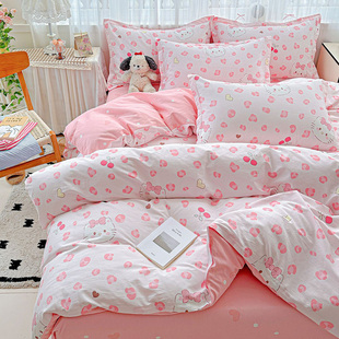 一米八乘两米被套180x200四件套全棉纯棉5五1米8x2床上四季家用款