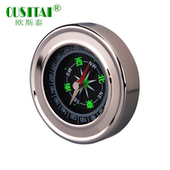 特价 欧斯泰中号 不锈钢户外野营车用越野教学指北针指南针