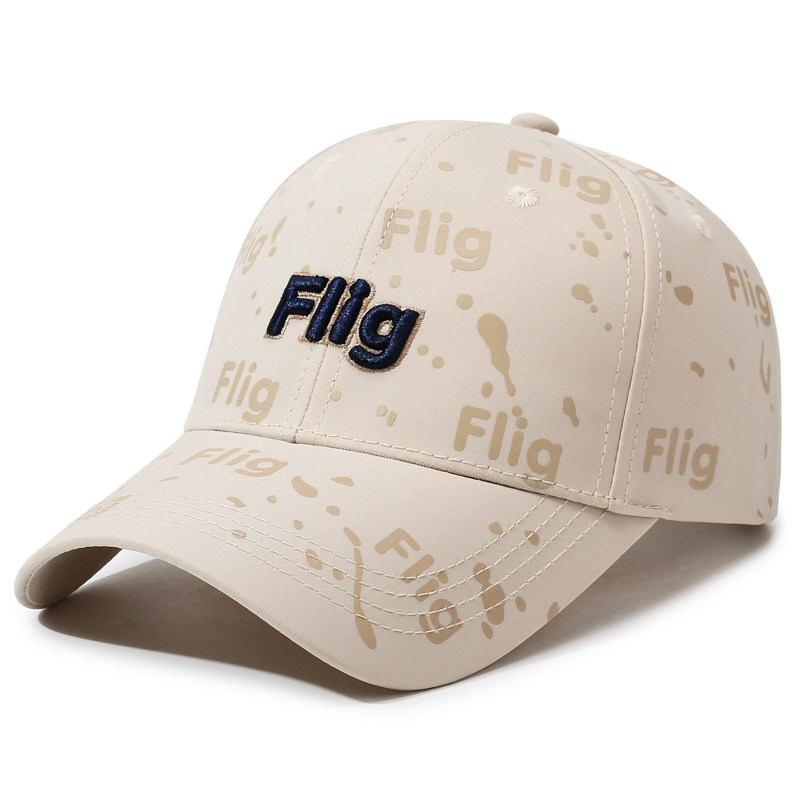 【夏季速干】Flig正品春夏大帽檐棒球帽 男女可戴印花遮阳帽帽子