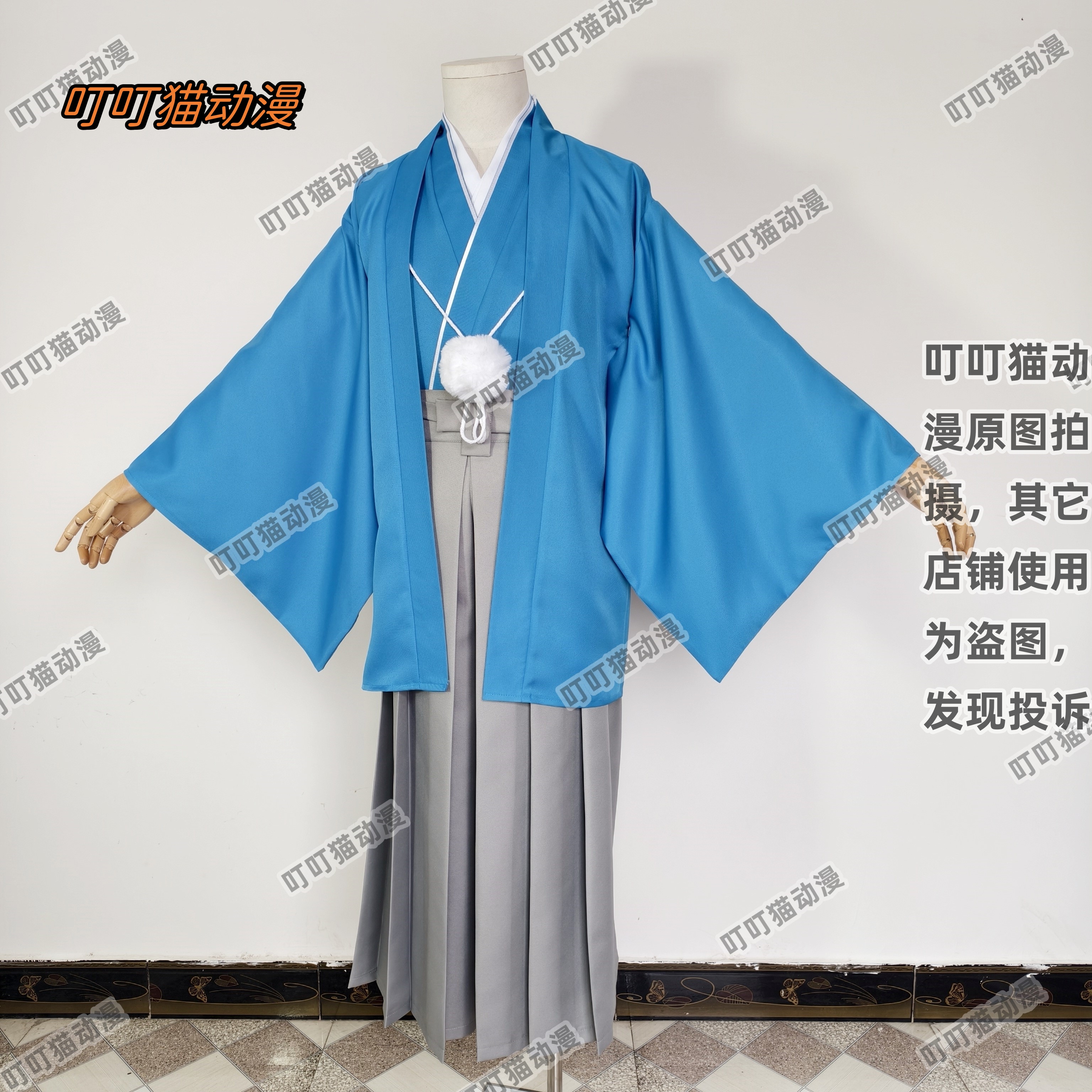 定制 咒术回战五条悟cos服kitte新年和服cosplay动漫服装