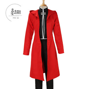 钢之炼金术师 钢炼爱德华 全套红披风cos服装cosplay服装