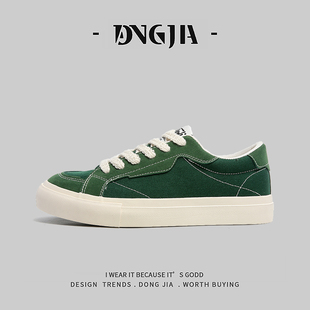 东家Qshoes外贸日本单男士港风潮流运动休闲帆布鞋百搭低帮板鞋