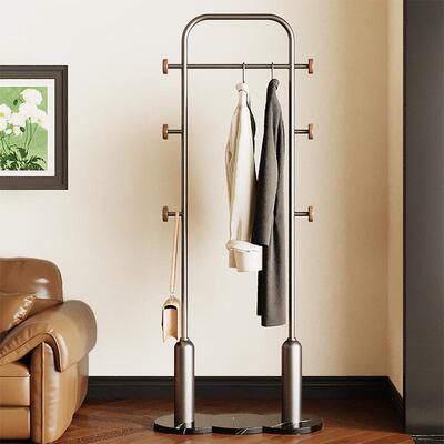 意式极简衣帽架衣服架极窄设计