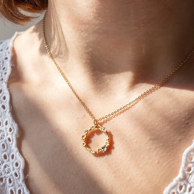 英国代购Fable England 25SS春夏木槿花系列项链戒指耳环手镯