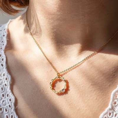 英国代购Fable England 25SS春夏木槿花系列项链戒指耳环手镯