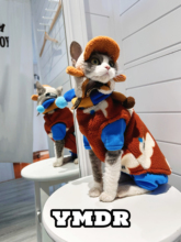 YMDR原创德文衣服德文帽子秋冬款纯棉四脚衣保暖羊羔绒马甲羊羔帽