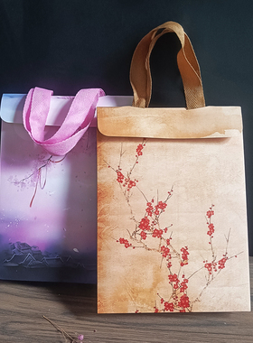 唯美中国风古典装饰手提式礼品袋古风小饰品包装袋复古风格收纳袋