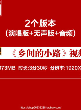 走在乡间的小路上叶佳修齐豫刘文正张明敏歌曲背景led视频素材