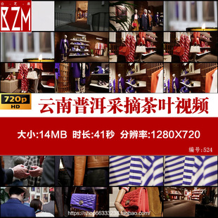 时尚奢侈品品牌大牌服饰女装女包手包皮包服装旗舰店高清视频素材