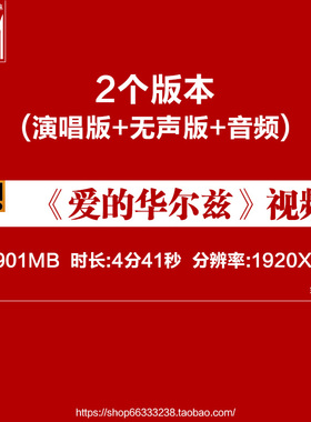 爱的华尔兹 歌曲浪漫爱情文艺晚会舞蹈演出大屏幕led浪漫背景视频