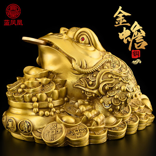 铜金蟾摆件 做工精细 质量有保证