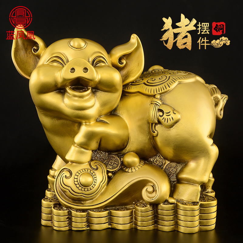 铜猪摆件 大小都有 尺寸齐全