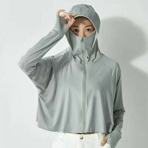 女防紫外线夏季透气披肩斗篷防晒衣DF-B3405