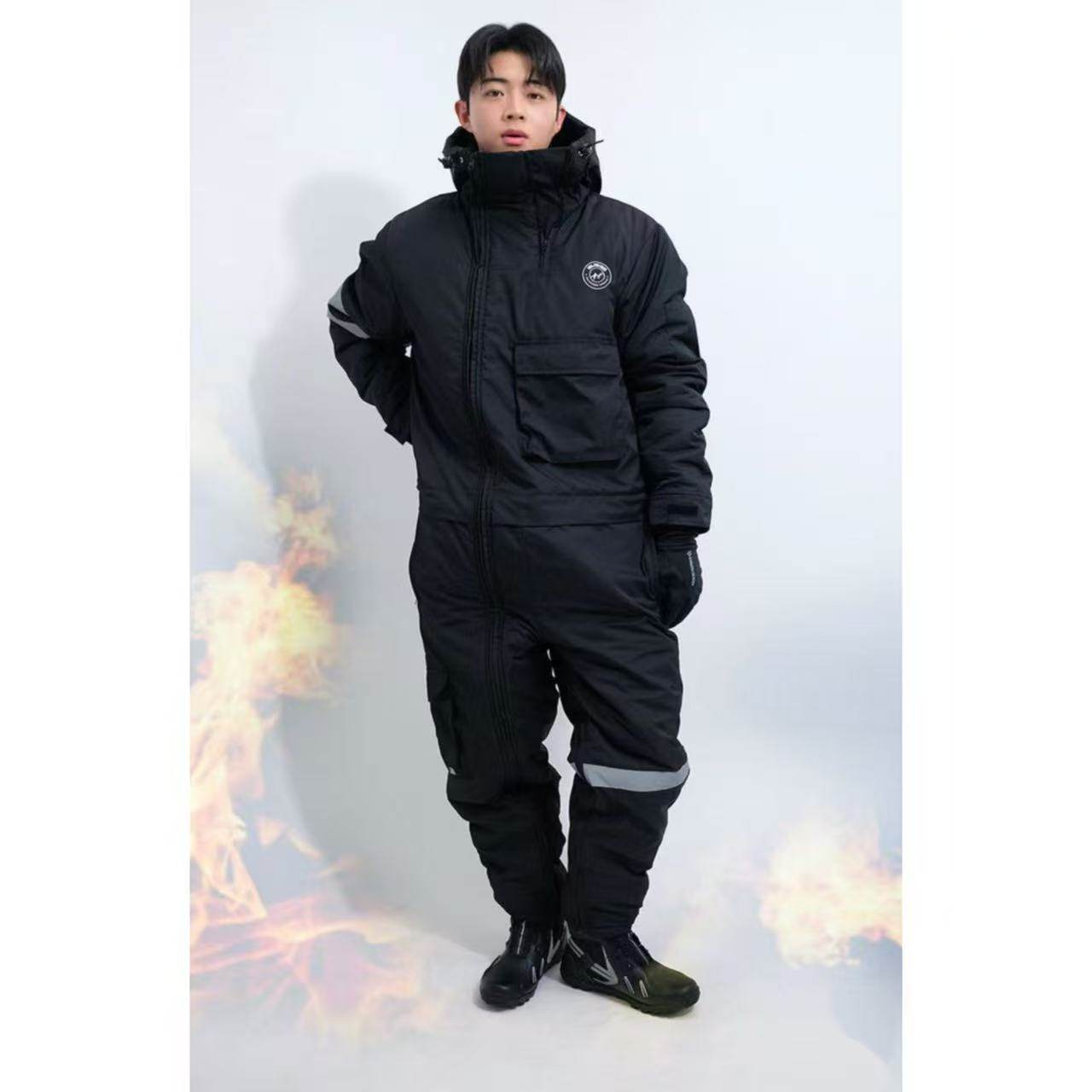 机车骑行服防风防水连体滑雪服25121102