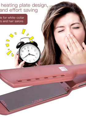 Professional Titanium Hair Straightener Flat Iron Adjust