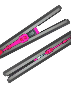 Cordless Hair Iron, 9600 mAh学生党充电充电便携式内扣刘海波浪