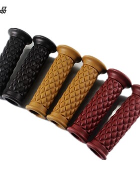 摩托车改装复古改装手把胶把套鑫源400 SR400小牛手把CG125手把胶